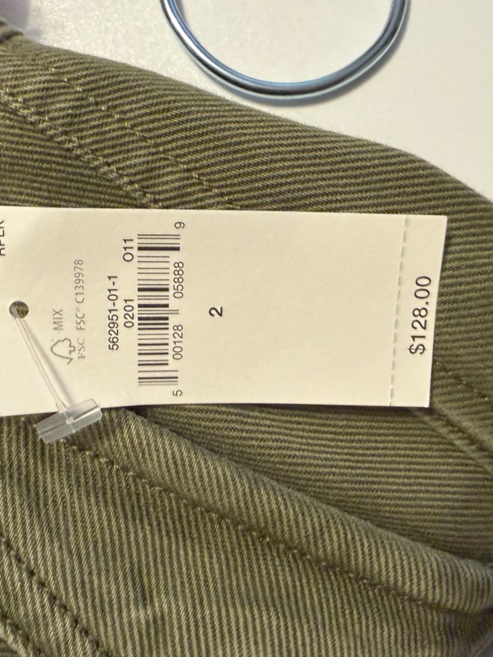 cult gaia Olive Cargo Wide-Leg Jeans - Picture 4 of 6